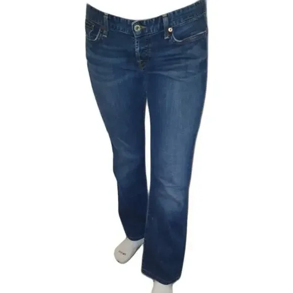 Vintage 90's Lawman Classic Denim Rivets Clean New Waistline: 26 Mom Jeans